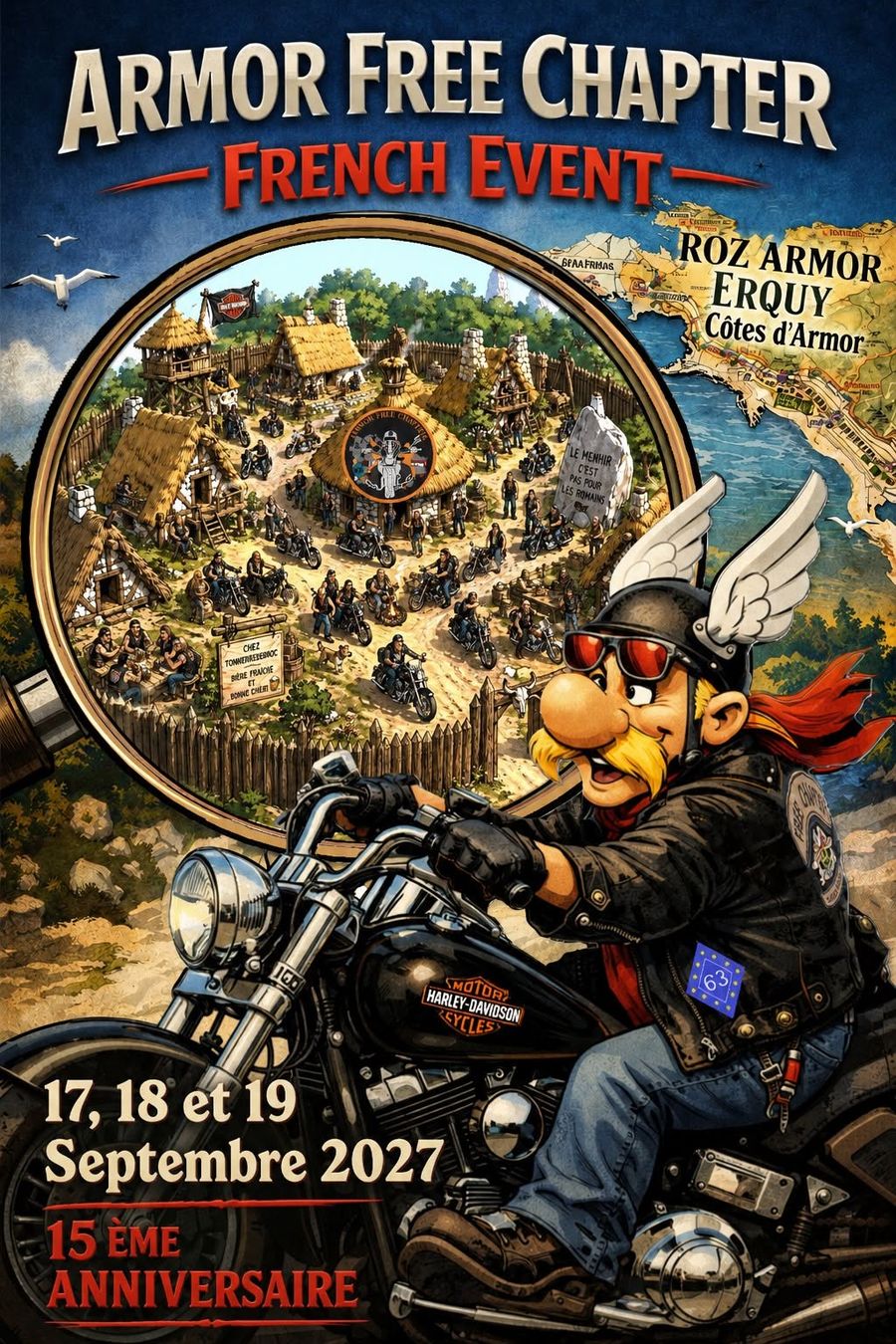 Affiche : French Event · 15ème anniversaire de l’Armor Free Chapter