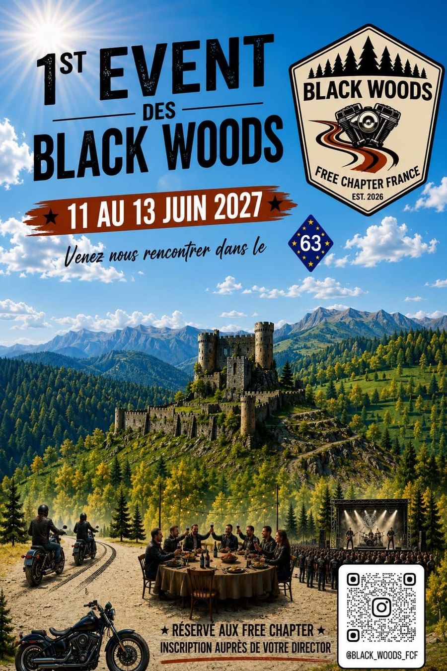 Affiche : 1st Event des Black Woods